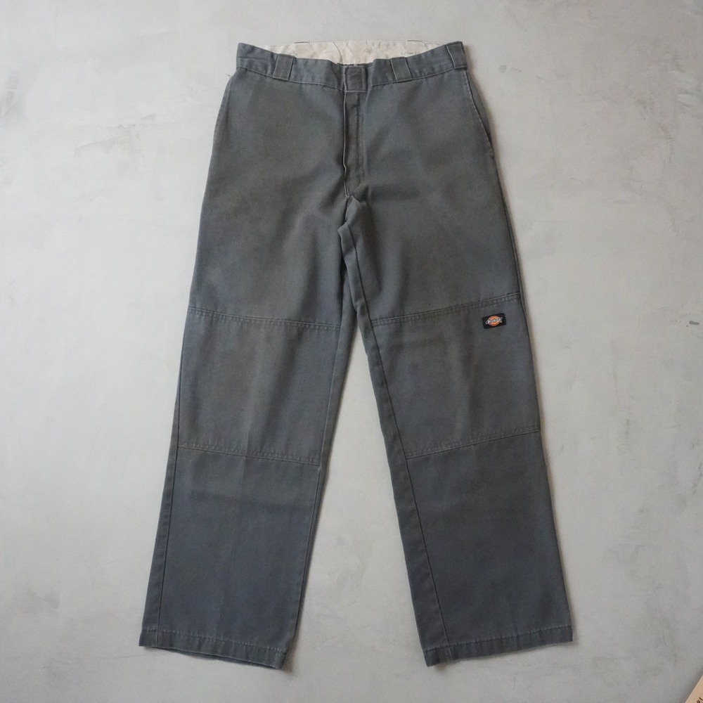 Dickies Loose Fit Double Knee Work Pants 34x32 Mens Gray W941DW6 Skate Cargo